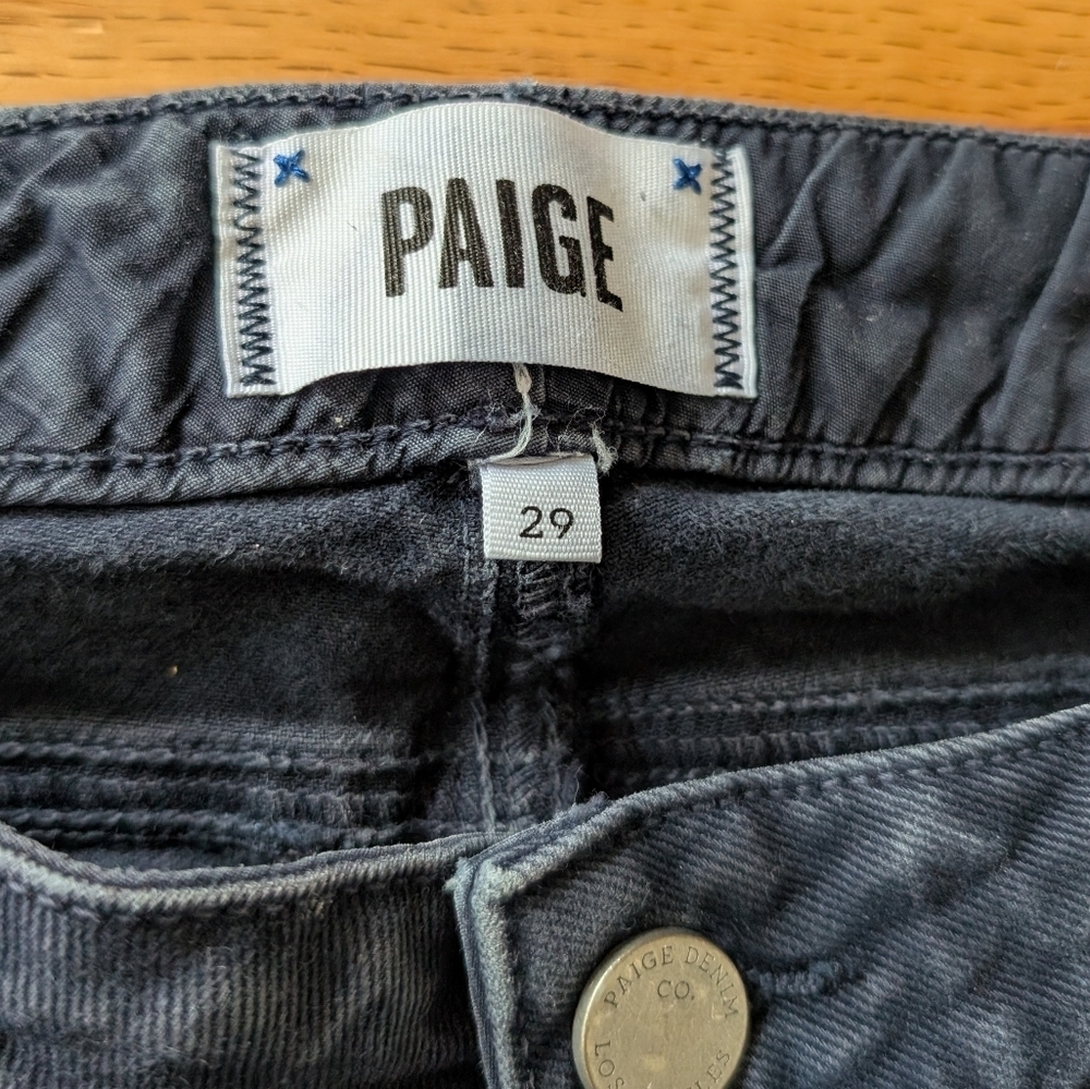 PAIGE Marley Skinny Moto Zip Jeans - Picture 5 of 8